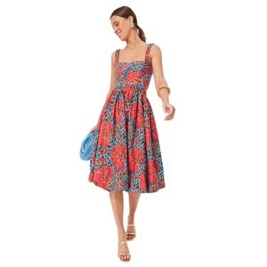Ulla Johnson Olympia Dress - Flamingo, Size 2